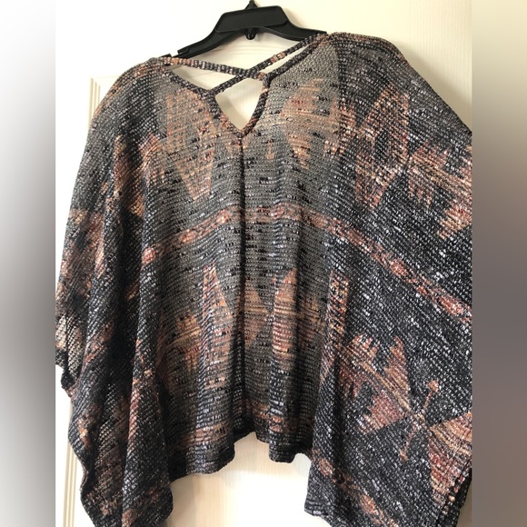 Black/Rust Patterned Jolt Cardigan - Picture 6 of 6